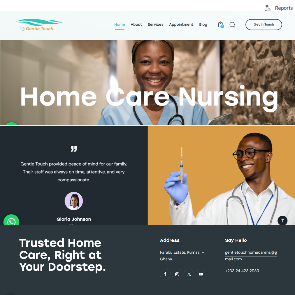 Gentle Touch Home Care & Nursing Services.